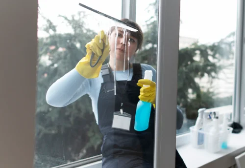 Nettoyage de vitres intérieures et extérieures à Tréflaouénan